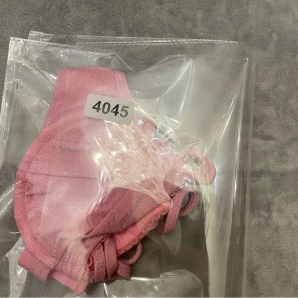 New! SET For love and lemons Pink shimmer Bikini Bottom Tiana 1627 4045 - Picture 12 of 16